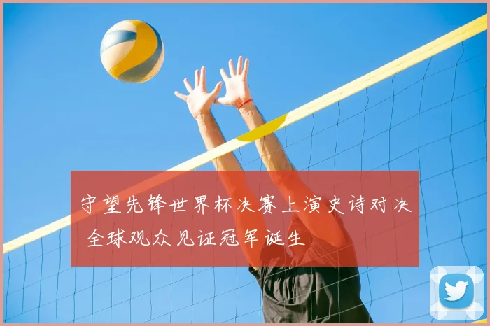 守望先锋世界杯决赛上演史诗对决 全球观众见证冠军诞生